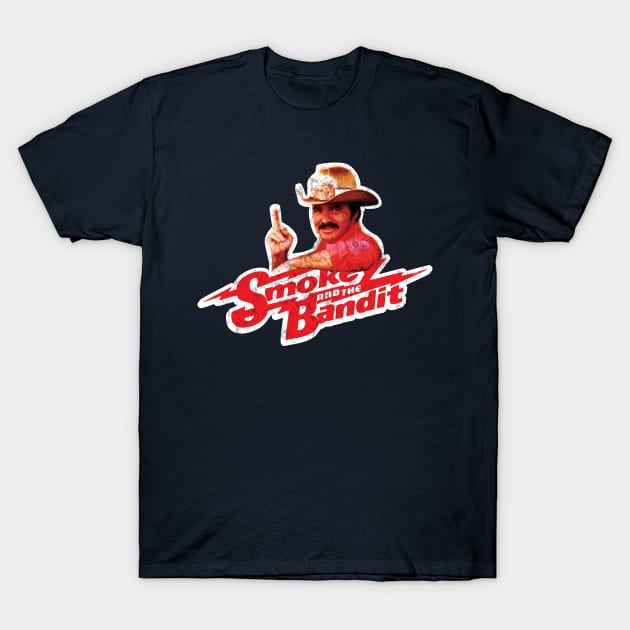 Smokey And The Bandit // Burt Reynolds Funny Design T-Shirt by Trendsdk